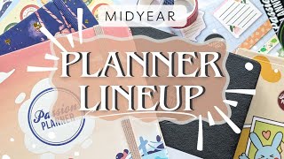 2024 Planner Lineup Overhaul  Midyear Planner Releases and Stickers 🧡✨ planwithme plannerlineup [upl. by Iliram636]