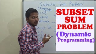 Subset Sum Problem Dynamic programming [upl. by Areema]