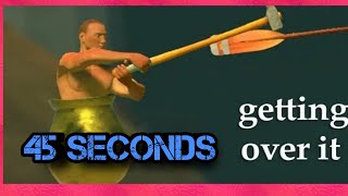 Getting Over It finished in 45 SECONDSTool Assisted [upl. by Allen981]