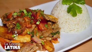 Cocinando el autentico Lomo Saltado en pocos Minutos 🍽️  Receta Fácil y Deliciosa [upl. by Ramirol]