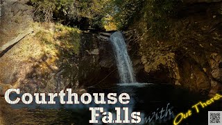 Courthouse Falls NC off the Blue Ridge Parkway [upl. by Ayifas]