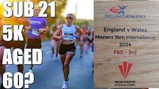 Mid Cheshire 5k  Sub 21 at last  Running for England  Podium Finish  FAST RACE [upl. by Willetta]