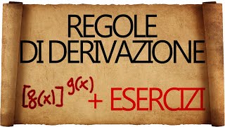 Derivata di fx elevato alla gx ed esercizi di riepilogo [upl. by Eniarol65]