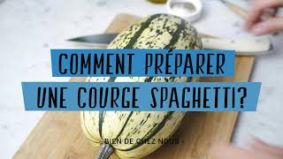 Comment préparer une courge spaghetti [upl. by Atsilac13]