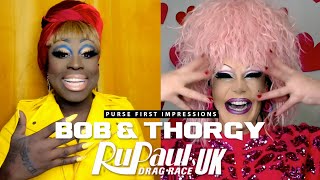 Bob The Drag Queen amp Thorgy Thor  Purse First Impressions  RPDRUK S2EP5 [upl. by Labors]