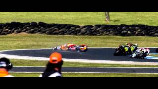 Dani Pedrosa 2012 Australian Moto GP Crash [upl. by Jamey491]