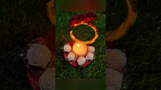 6 type candle decoration rammitrends tealightcandleholder diwali shortsfeed diyadecoration [upl. by Buffo]