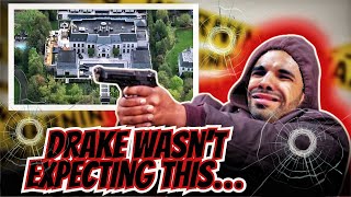 Drake HOME SHOOTING Security SHOT IN HOSPITAL  Drake PANICS [upl. by Yeldarb]