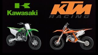 Kx 85 vs Ktm 85  Kid Gets New Dirt Bike  Switching Brands [upl. by Pomcroy]