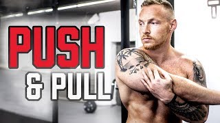 PUSH amp PULL Workout für Muskelaufbau Zuhause  Oberkörper Trainingsplan mit Supersätzen [upl. by Tomlin]