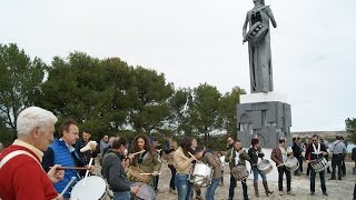 La Comarcatv Concentración tambores en el monumento de Alcañiz [upl. by Verlee]