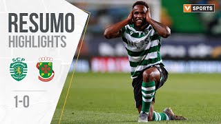 Highlights  Resumo Sporting 10 Paços de Ferreira Liga 1920 26 [upl. by Hnah]