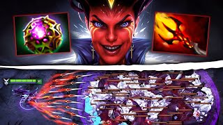 1450XPM Queen of Pain Dagon  Octarine Core 30Kills Insane Magical Damage Dota 2 [upl. by Jackquelin]