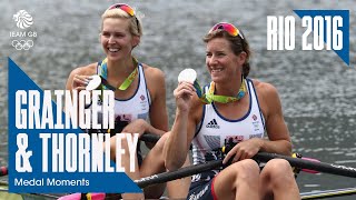 Katherine Grainger amp Vicky Thornley Double Sculls Rowing Silver  Rio 2016 Medal Moments [upl. by Warring]