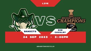 Beer League Hockey Championship Game Bandits v Ice Cavalry 92423 [upl. by Mialliw610]