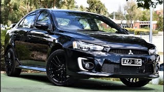 B9654  2017 Mitsubishi Lancer Black Edition CF Auto Walkaround Video [upl. by Nihsfa]