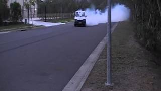 4G63 compound turbo van burnout [upl. by Correy]