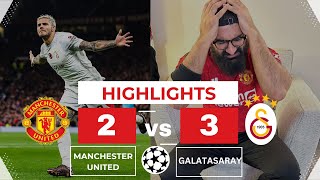 ANGRY Manchester United Fan REACTIONS Manchester United 23 Galatasaray  BOTTLERS I GIVE UP 😡 [upl. by Onivag]