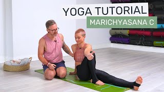 How to do Marichyasana C  Sage Pose in Ashtanga Yoga [upl. by Avaria]