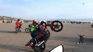 Haciendo Caballito Por Costa Verde Lima Perú👇🏍🇵🇪 [upl. by Moraj]