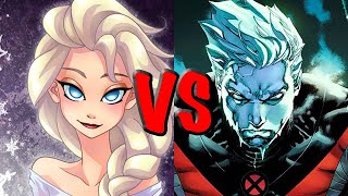 Elsa vs Iceman  Source Rap Battle [upl. by Namyw]