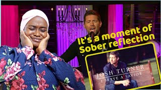 FIRST TIME REACTING TO  Josh Turner quotI Serve a Saviorquot Live from Gaither Studios [upl. by Shoifet157]