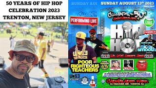 50 Years Of Hip Hop Celebration  Trenton New Jersey 81323 [upl. by Eltsryk]