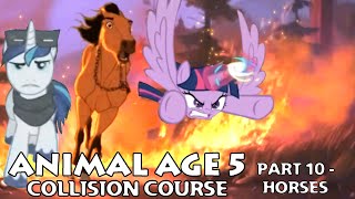 quotAnimal Age 5 Collision Coursequot Part 10  Horses [upl. by Ecidnac]