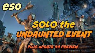 SOLO THE UNDAUNTED EVENT ESO [upl. by Anaitit163]