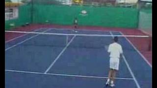 Tennis Warm Up Drill  Cross and Alternate [upl. by Nathanial]