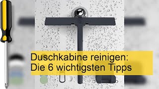 Duschkabine reinigen Die besten Tipps [upl. by Faden]