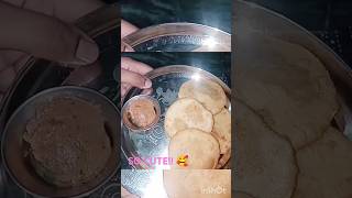 So CUTE 🥰 and TASTY 😋 PURI CHATNI🥘 made by My🩷 DAUGHTER 🩷 [upl. by Noslen]