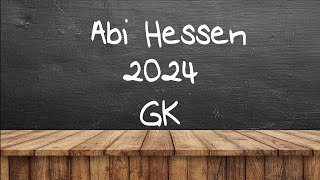 GK B1 13 amp 14  Lösung MatheAbi Hessen 2024 [upl. by Hertz]