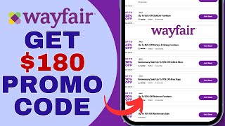 wayfair coupon How to Find 180 Wayfair Discount Codes 2024 [upl. by Eiramanitsirhc]