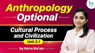 Cultural Process and Civilization  Anthropology Optional  Maluka IAS [upl. by Nanice529]