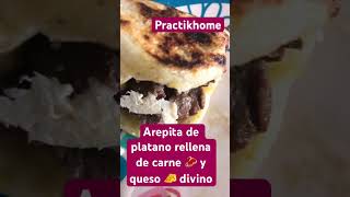 arepa 🫓 de lomito recetasdedesayuno recetasfaciles desayunofacil shortvideo viralshorts [upl. by Warford]