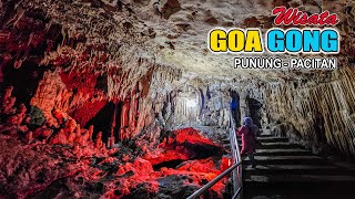 Wisata Goa Gong Pacitan I Pesona Keindahan Perut Bumi Berhias Lampu WarnaWarni I Update Tahun 2023 [upl. by Eenattirb]