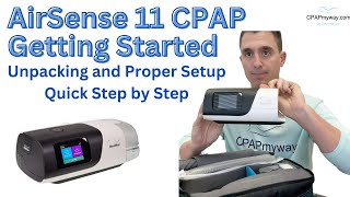 AirSense 11 CPAP  Unpacking and Setup [upl. by Birchard549]