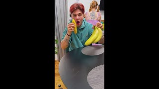 Banana Makeover Prank 🍌 couple banana prank [upl. by Nisaj172]