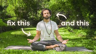 Two Simple Rules For Perfect Meditation Posture  4 Alternatives [upl. by Eltsirc996]