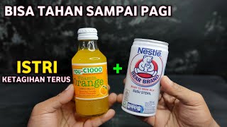 TERNYATA BEGINI KHASIAT MINUM SUSU BERUANG DICAMPUR YOU C1000 [upl. by Auqinal]