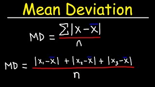 Mean Absolute Deviation  Statistics [upl. by Moria]