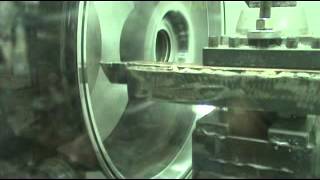 Lenco CNC wheel lathe in action [upl. by Illa90]