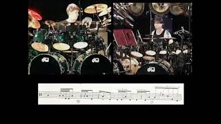 Terry Bozzio  Chad Wackerman  quotThe Black Pagequot Drum Solo [upl. by Gonyea]