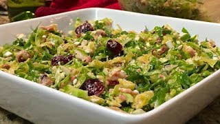 Brussels Sprouts Salad Recipe  Healthy Recipe [upl. by Ynnos438]