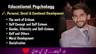 Personal Social and Emotional Development in Urdu amp Hindi  Educational psychology [upl. by Olimac275]