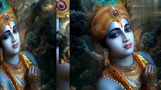 Shree krishna Radha Krishna relaxing music morning bhakti  morning yoga  krishna radheykrishna [upl. by Nonnerb]