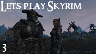 Lets Play Skyrim modded  pt 3  Orc Warlock Master Difficulty [upl. by Kiley]