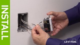 How to Install the IPHS5 Humidity Sensor amp Fan Control  Leviton [upl. by Esmeralda307]