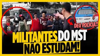 MILITANTES DO MST NÃO ESTUDAM✅ [upl. by Enak]